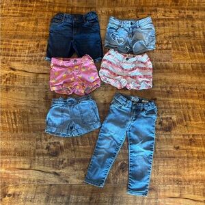 3T Assorted Shorts and Jeans Set